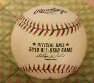 Justin Morneau Signed Autograph 2010 MLB All Star Game Logo Baseball 5