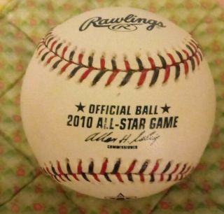 Justin Morneau Signed Autograph 2010 MLB All Star Game Logo Baseball 6