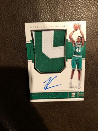 Robert Williams Iii 2018 - 19 National Treasures Rookie Rpa Patch Auto Rc 8/99