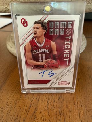 Trae Young 2018/19 Contenders Draft Picks Auto Rc Game Day Ticket