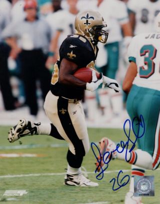 Lamar Smith Orleans Saints Hand Signed Autographed 8x10 Photo W/coa Look Ls