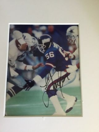 Lawrence Taylor York Giants Signed Autograph 8x10 Photo