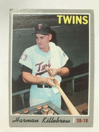 1970 Topps Set Break 150 Harmon Killebrew Twins Nm Vintage Mlb Baseball Card