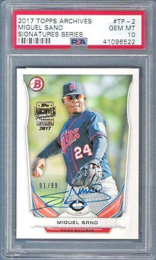 2017 Miguel Sano Topps Archives 
