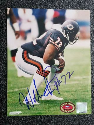 Chicago Bears William Perry Signed Autographed And Inscribed 8 X 10