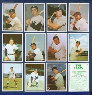 Tcma The 1960s: York Yankees Complete Team Set | All 19 Different Cards