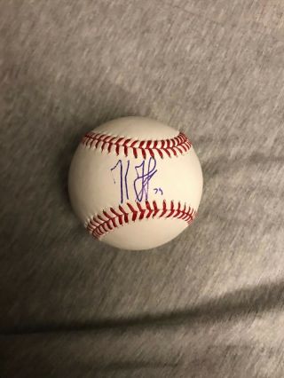 Kenley Jansen Signed Baseball Official Game Ball La Dodgers Autograph Romlb