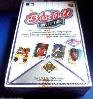 1991 Upper Deck Box 36 Packs 540 Baseball Cards Chipper Bagwell @ $14.  00