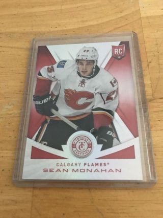 13 - 14 Totally Certified Rc Mirror Platinum Red Sean Monahan,  10/25