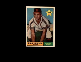 1961 Topps 416 Dick Howser Rc Ex - Mt D797225