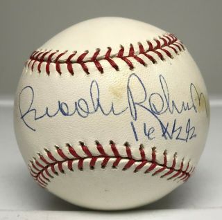 Brooks Robinson " 16x Gg " Signed Baseball Autographed Steiner Hologram Hof