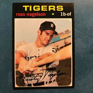 1971 Topps Set Russ Nagelson Rare High Sp 708 Tigers - Nr -