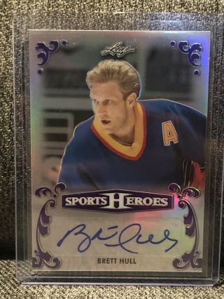 Brett Hull Sports Heroes Autograph/auto Card 1/5