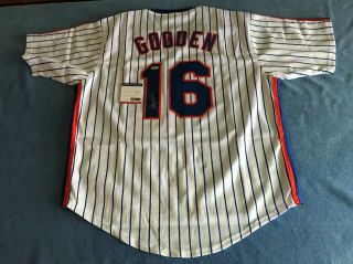 Dwight " Doc " Gooden Signed York Mets " Doc " Jersey (psa)