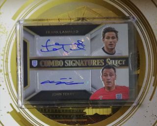 Panini Select Soccer Frank Lampard / John Terry Combo Signatures England Dual