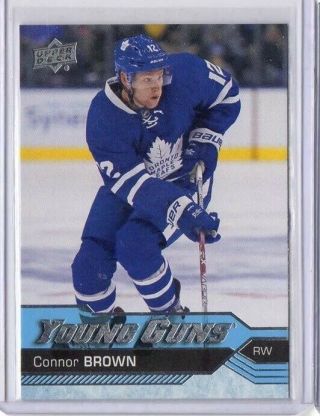 16 - 17 Upper Deck Series 1 Young Guns Connor Brown 204 Rc