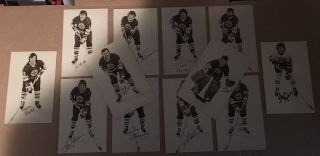 1970`s Wha Hockey Photo Card Team Set Minnesota Fighting Saints -