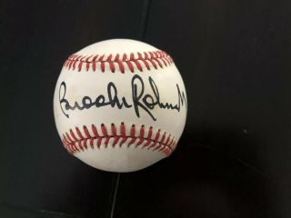 Brooks Robinson Autographed Rawlings Oml Baseball Signed Auto Ball Orioles Hof