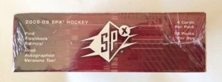 2008 - 09 Upper Deck SPx Hockey HOBBY Box (Steven Stamkos RC Auto Gretzky Crosby) ? 7