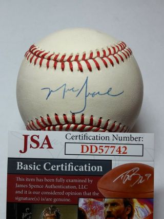Jsa Early Mark Grace Signed Baseball Official Onl Rawlings Ball Auto Dd57742