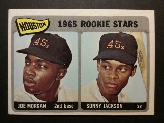 1965 Topps Baseball 16 Houston Rookie Stars Joe Morgan,