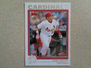 2004 Topps Yadier Molina Rc Rookie St.  Louis Cardinals 324 Nm -