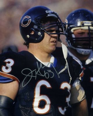 Jay Hilgenberg 1985 Chicago Bears Signed 8x10 Photo Sb Xx (f)