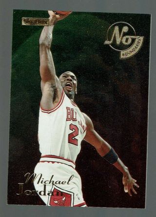 1995 Skybox E - Xl No Boundaries 1 Michael Jordan Hof -