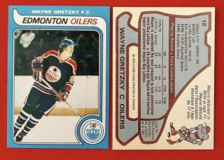 Wayne Gretzky 1979 - 80 O - Pee - Chee Rookie Card Reprint