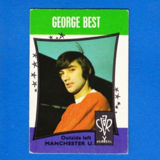 George Best 1967 - 68 A&bc (topps) 13 Vg - Manchester United Uk Soccer