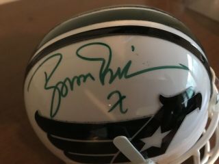 Washington Federals USFL Signed Autographed Mini Helmet - Boomer Esiason 2