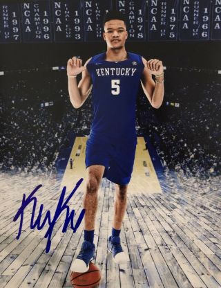 Kevin Knox Signed Autographed Kentucky Wildcats 8x10 Photo Knicks