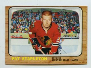 1966 - 1967 Topps Usa Test Issue Pat Stapleton 57 Hockey Card Vending