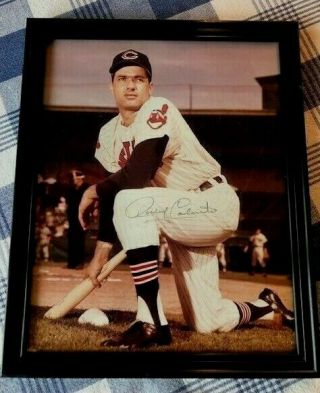 Rocky Colavito Autograph / Signed 8 X 10 Cleveland Indians Photo