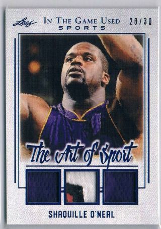 2019 Leaf In The Game Shaquille O 