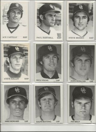 1975 Tcma Quad City Angels Minor League Set (w/ Willie Aikens,  Julio Cruz)