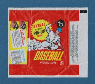 1967 Topps Baseball Cards Wax Wrapper Sunglasses Ad