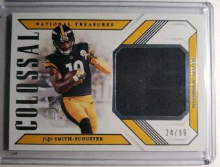 2018 National Treasures Colossal Patch Juju Smith - Schuster Serial 24/99