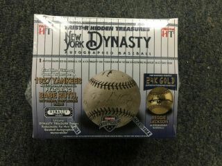 2019 Tristar Hidden Treasures York Dynasty Autographed Baseball Hobby