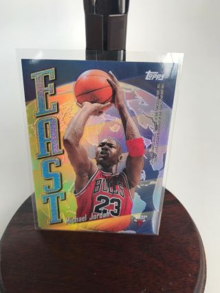 Michael Jordan/kobe Bryant 1998 - 99 Topps Finest East/west Refractor Ew5