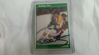 Bobby Orr Autographed Bay Bank Card Boston Bruins