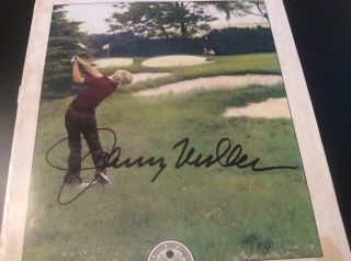 Johnny Miller Golf Autograph Us Ooen Oakmont Jsa Guarantee