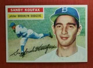 ∎ 1956 Topps Baseball Card Sandy Koufax 79 Incredible Card
