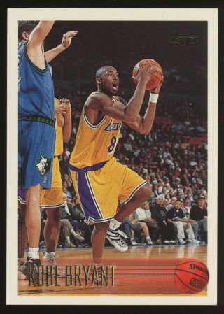 1996 - 97 Topps 138 Kobe Bryant Los Angeles Lakers Rc Rookie