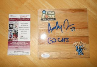 Anthony Davis Autographed Kentucky/ 2012 Final Four Floorboard - Jsa Authenticated