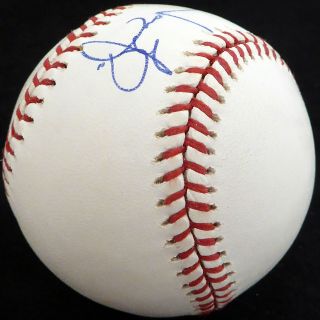Jason Giambi Autographed Signed MLB Baseball Yankees,  A ' s Beckett H75100 4
