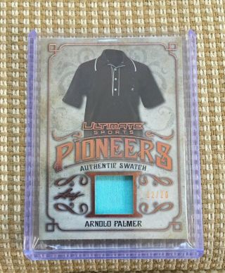 2019 Leaf Ultimate Sports Arnold Palmer Authentic Swatch Pioneers D 12/20