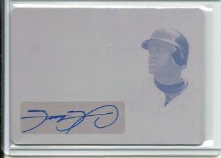 2019 Leaf In The Game Sammy Sosa Printing Plate Auto 1/1