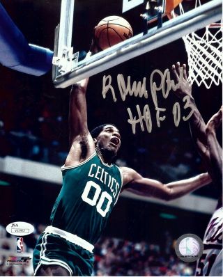 Robert Parish Signed Autographed 8x10 Photo Celtics Road Monster Dunk Jsa