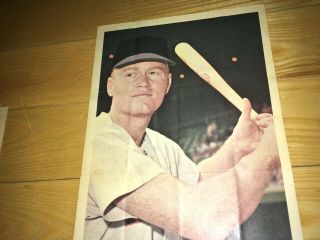 Rusty Staub Houston Astros 1968 Topps Baseball Poster 22 2
